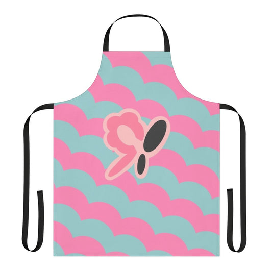 Galar region inspired fairy gym apron with Pokemon-themed design