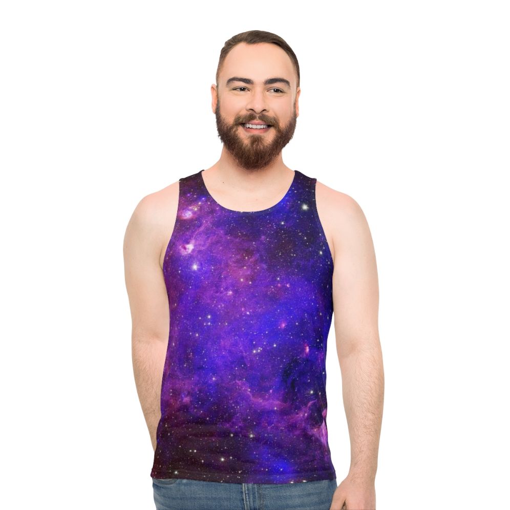 Galaxy Design Unisex Cosmic Tank Top