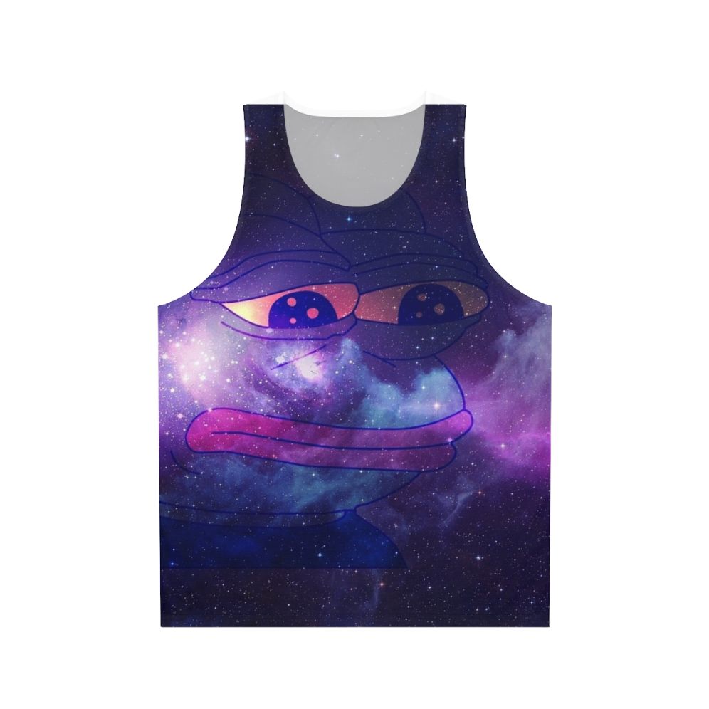 Galaxy Pepe the Frog Unisex Tank Top