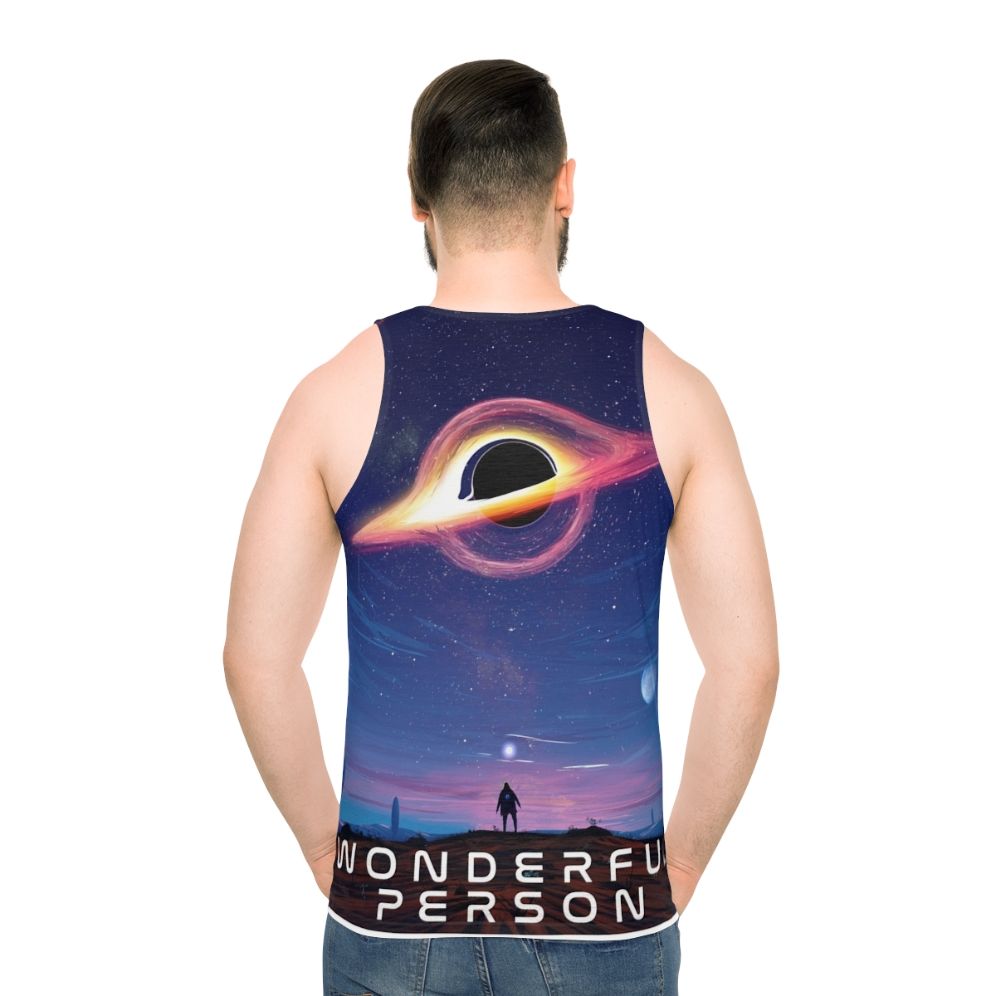 Galaxy space unisex tank top