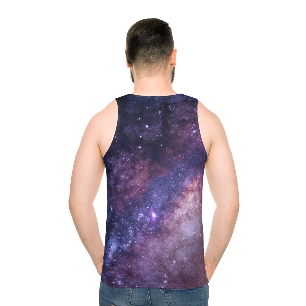 Galaxy-themed unisex tank top