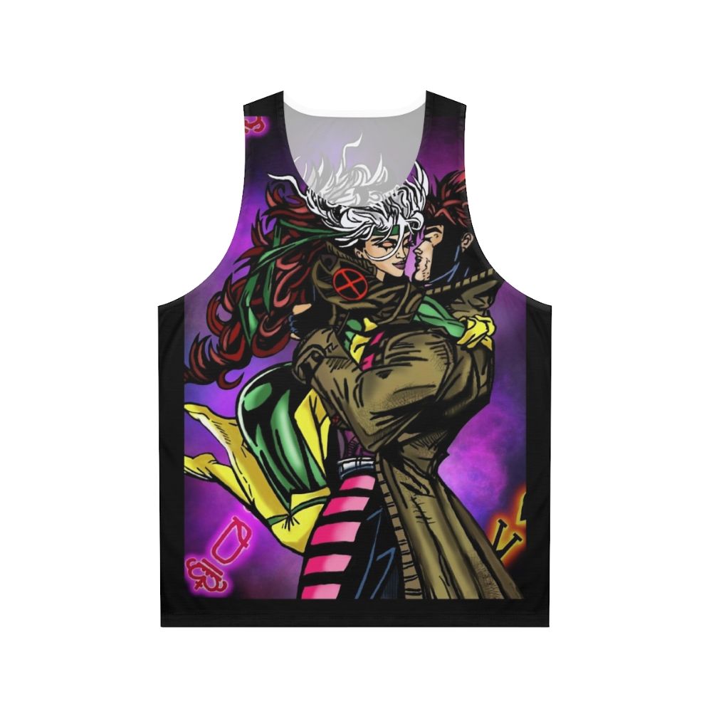 Gambit and Rogue Power Couple Unisex Tank Top