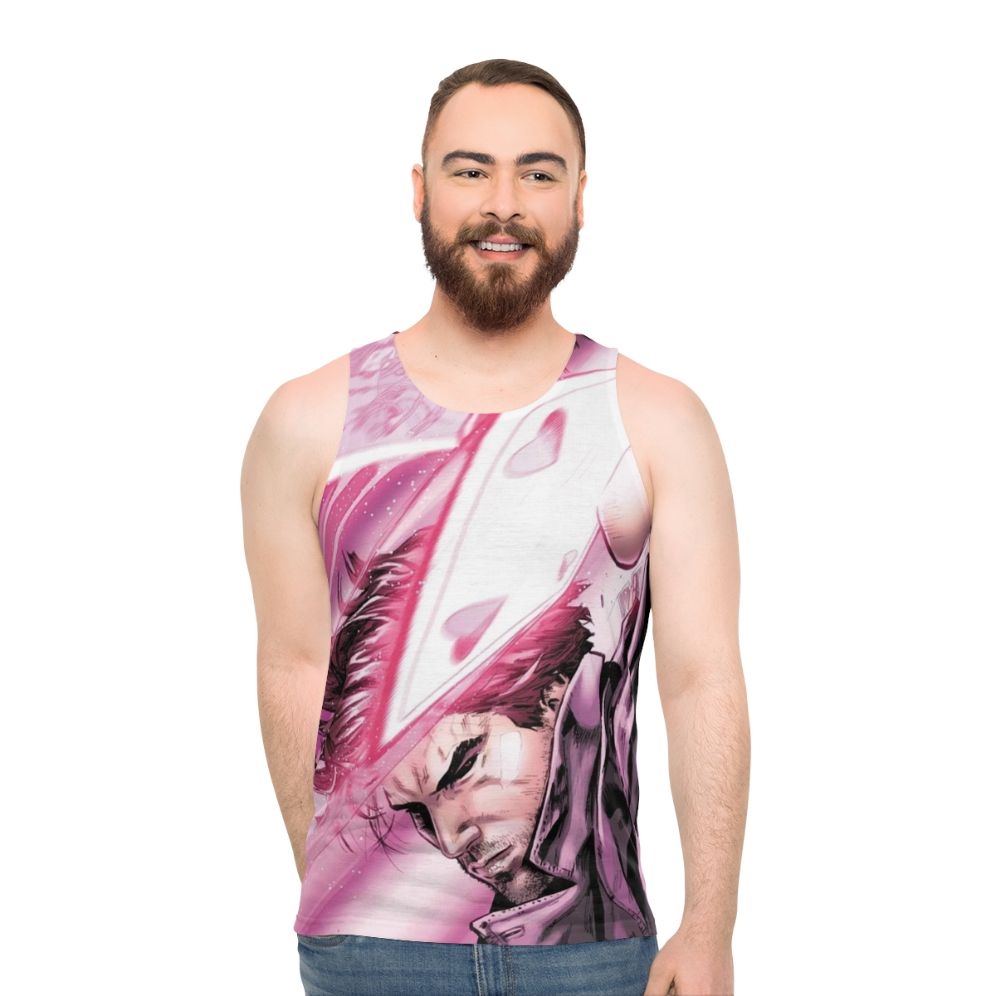 Gambit X-Men Unisex Tank Top