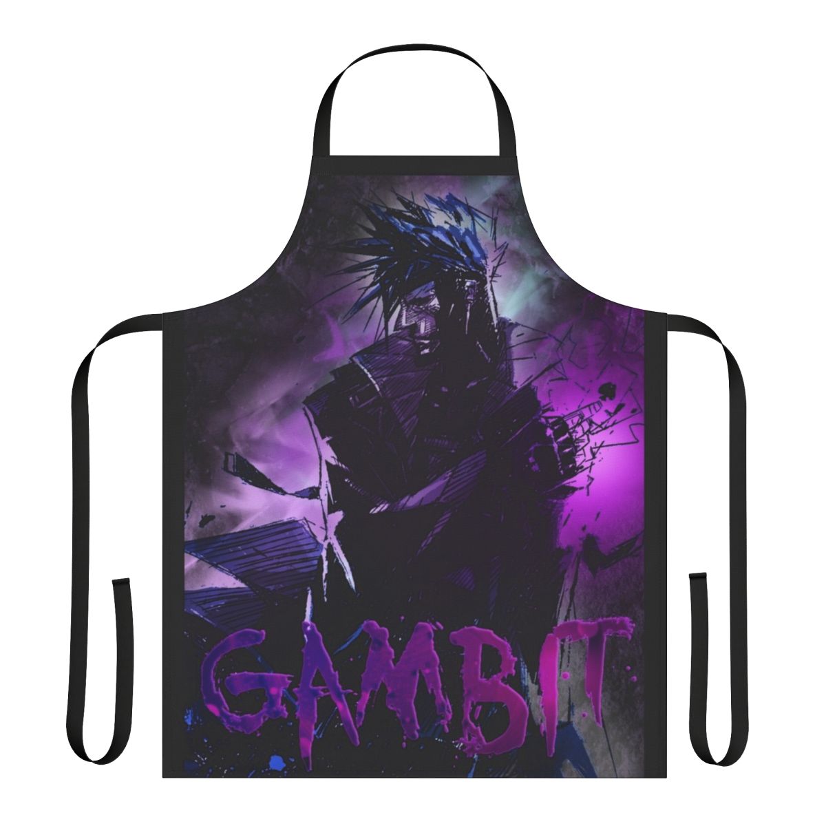 Gambo-themed superhero-inspired apron