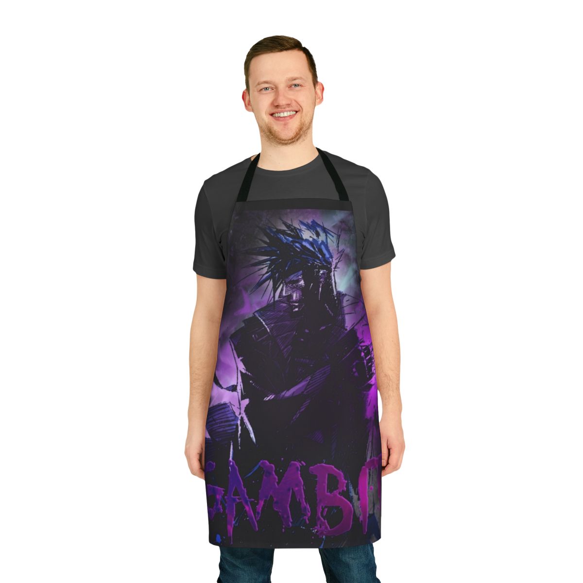 Gambo-themed superhero-inspired apron
