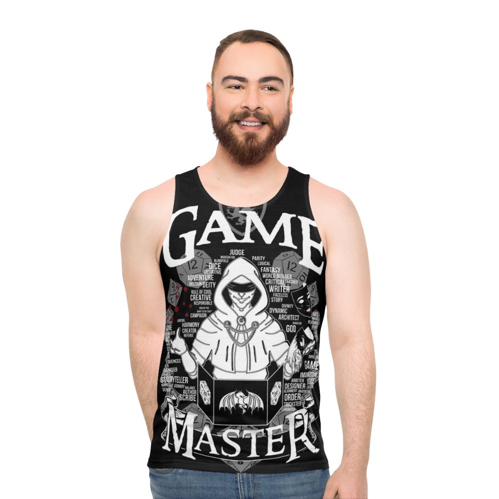 Game Master Unisex Fantasy Graphic Tank Top