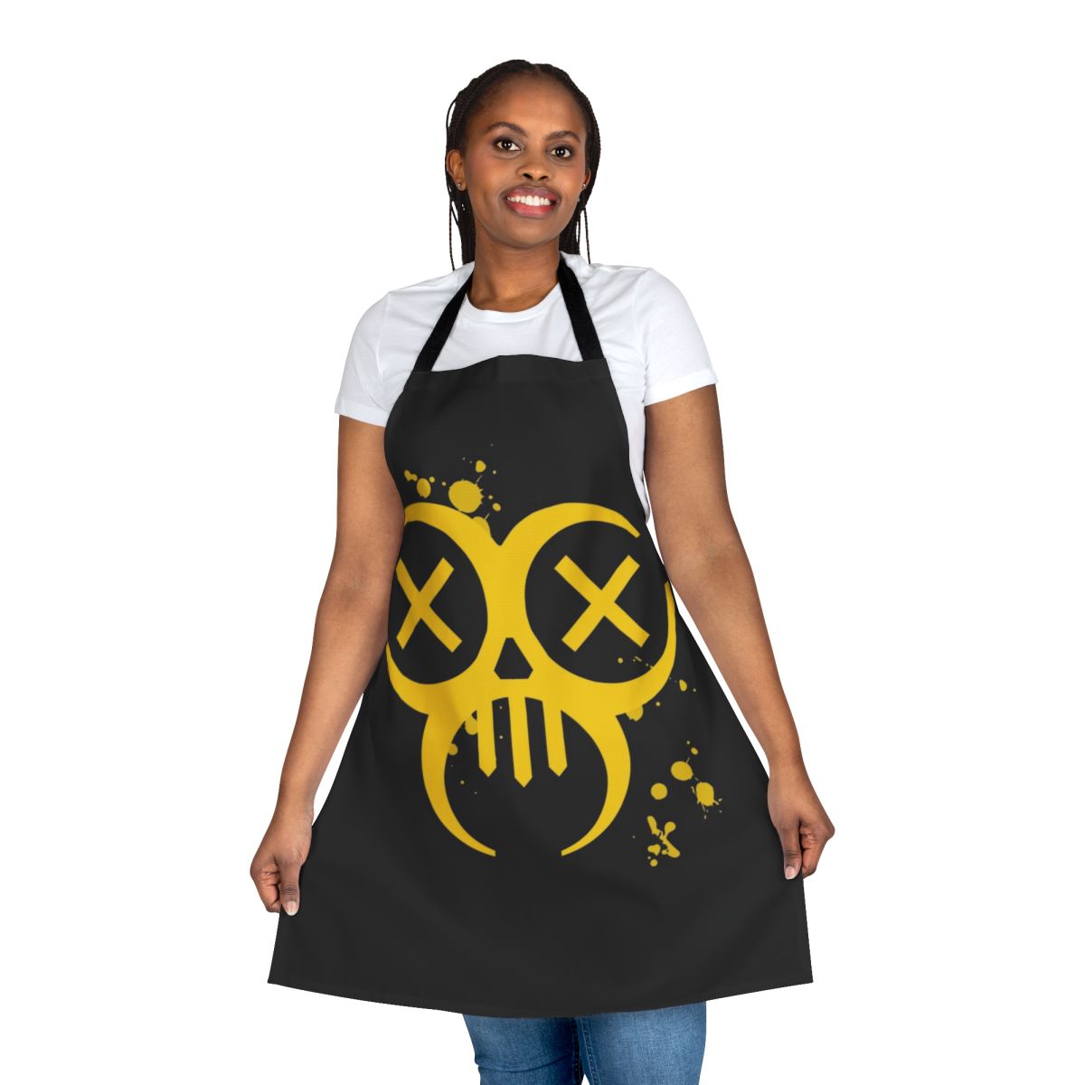 "Apron featuring the Outcasts faction from the video game The Division 2"