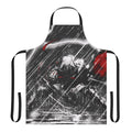 "Stylized Assassin's Creed-inspired apron with lightning and storm graphic"