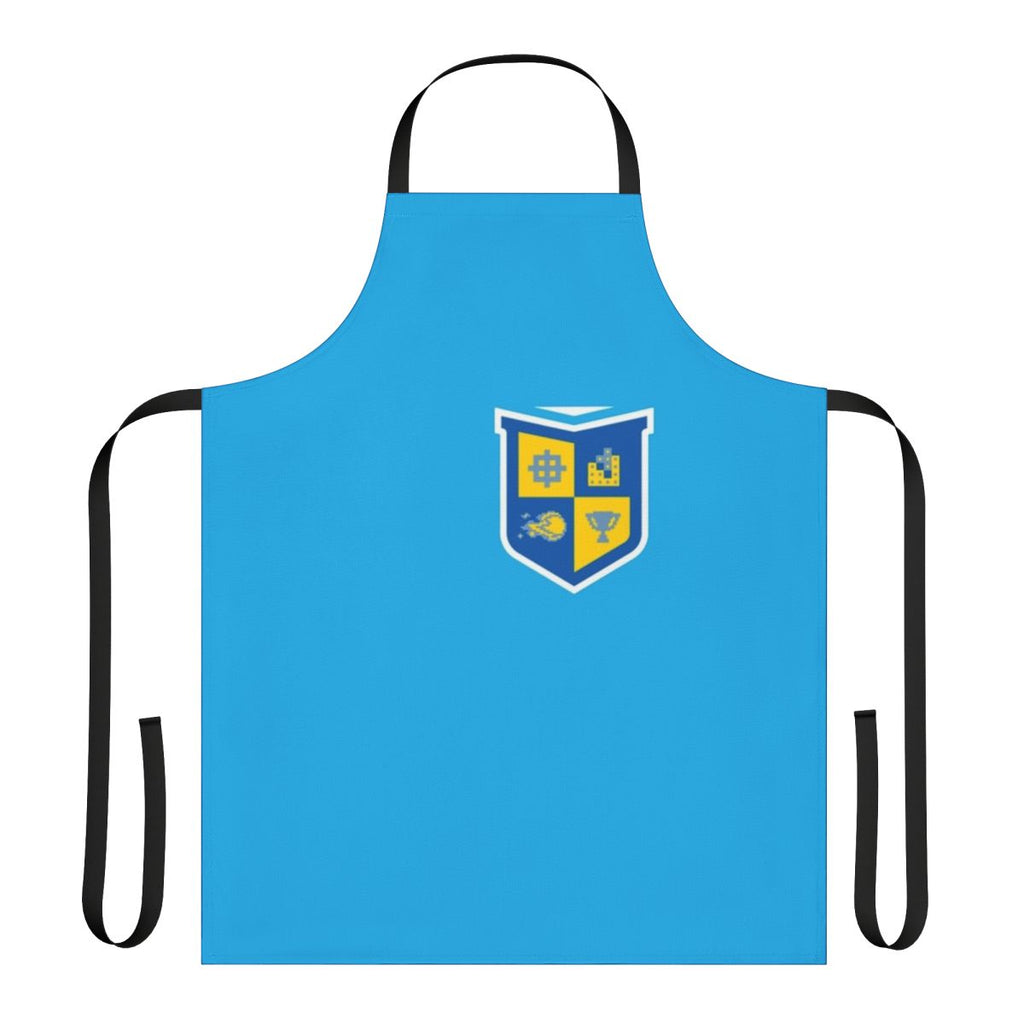 A sleek and durable apron featuring the iconic VGHS emblem, perfect for gamers and fans of the hit web series.