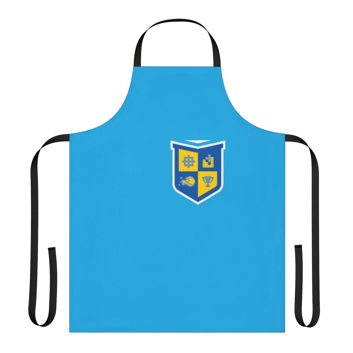 A sleek and durable apron featuring the iconic VGHS emblem, perfect for gamers and fans of the hit web series.