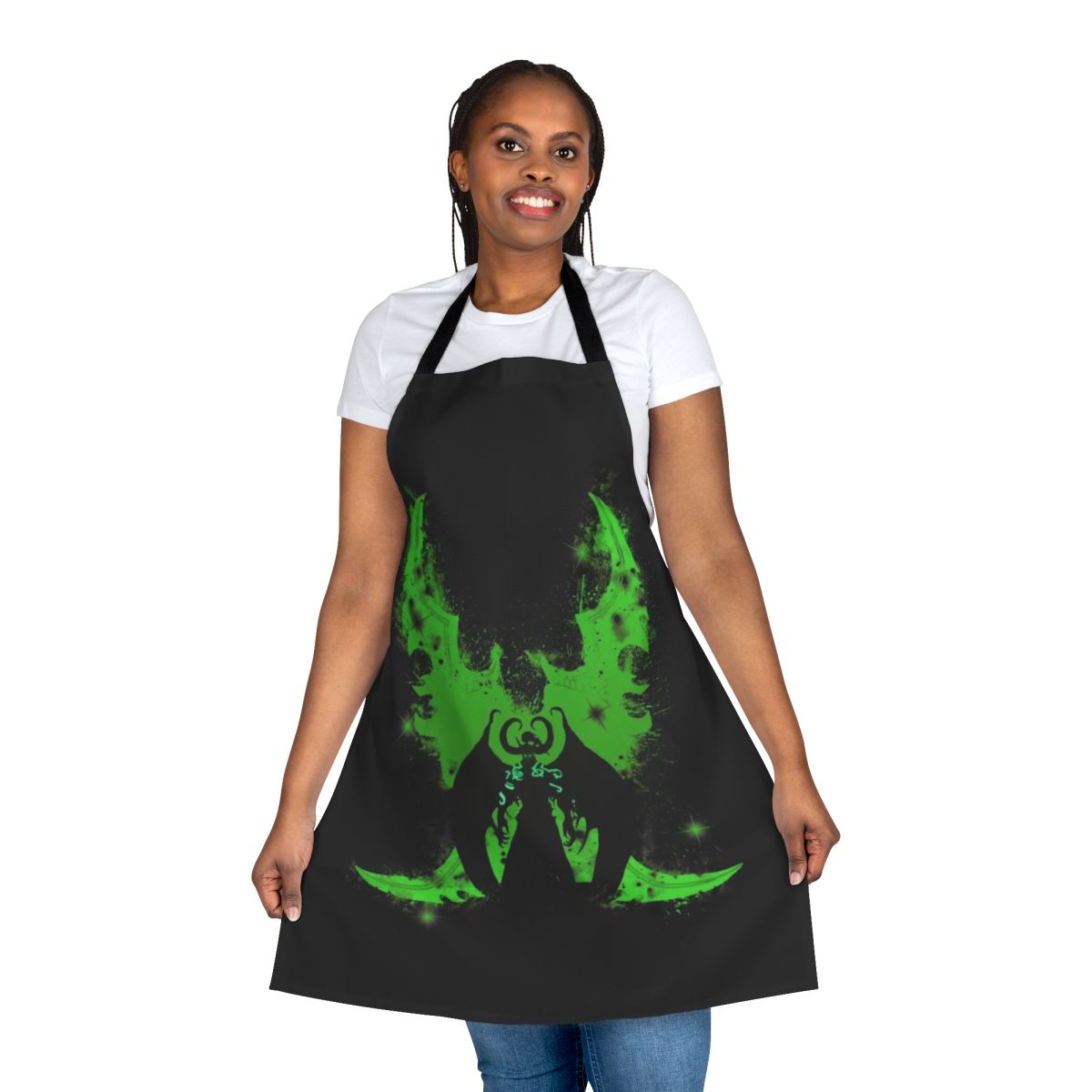 A durable, high-quality apron featuring a gaming-inspired design, perfect for the avid gamer who loves to cook or bake.