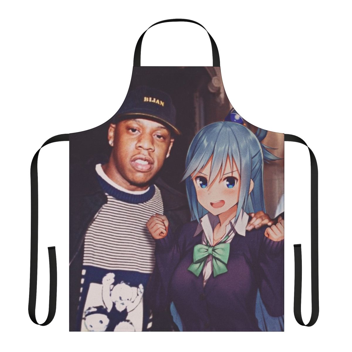 Stylish and high-quality apron inspired by the anime aesthetic and gangsta rap culture