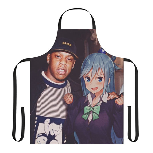 Stylish and high-quality apron inspired by the anime aesthetic and gangsta rap culture