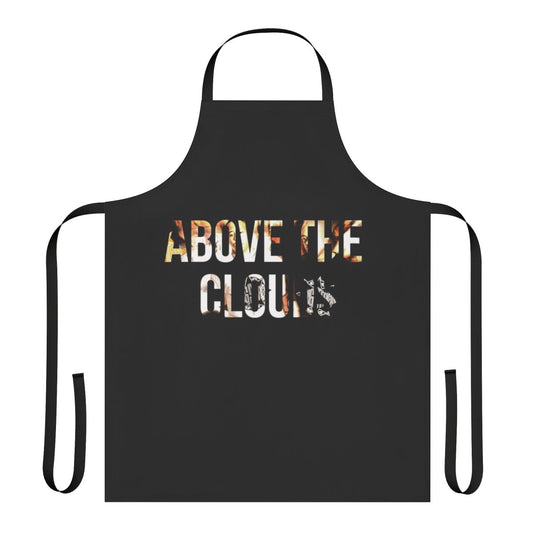 Gangstarr-inspired apron featuring the iconic "Above the Clouds" album cover art