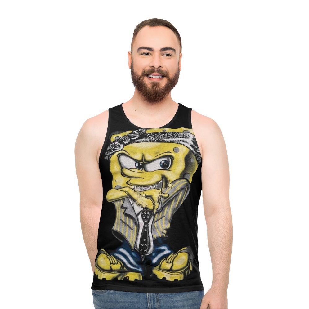 Gangster Spongebob Unisex Tank Top