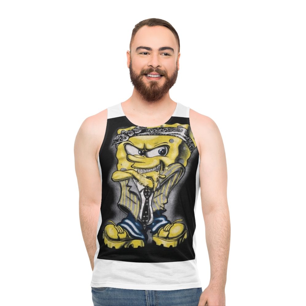 Gangster Spongebob Unisex Tank Top