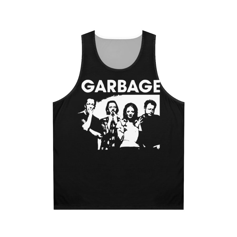 Garbage band music art unisex tank top