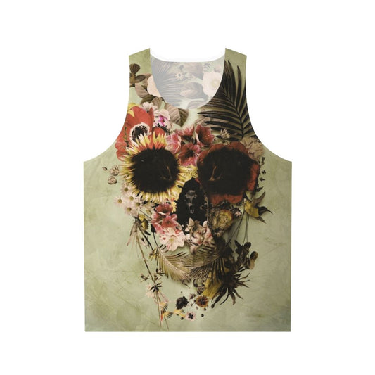 Garden Skull Light Unisex Tank Top