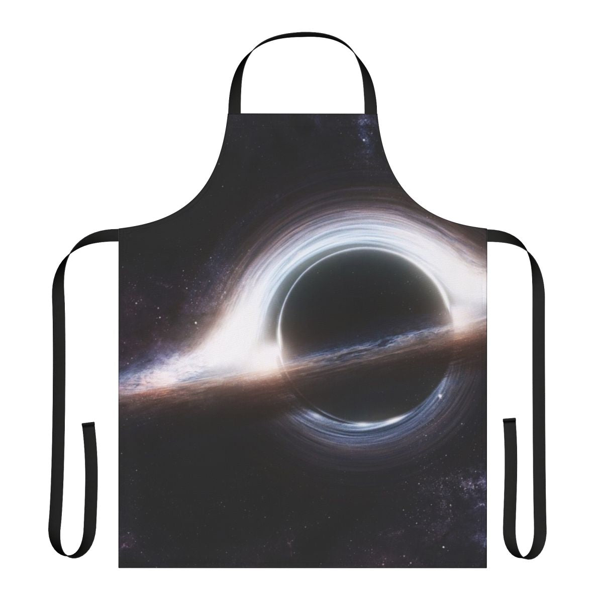 Gargantua-Inspired Space Apron with Black Hole Design