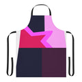 Garnet from Steven Universe inspired apron with the Crystal Gems logo