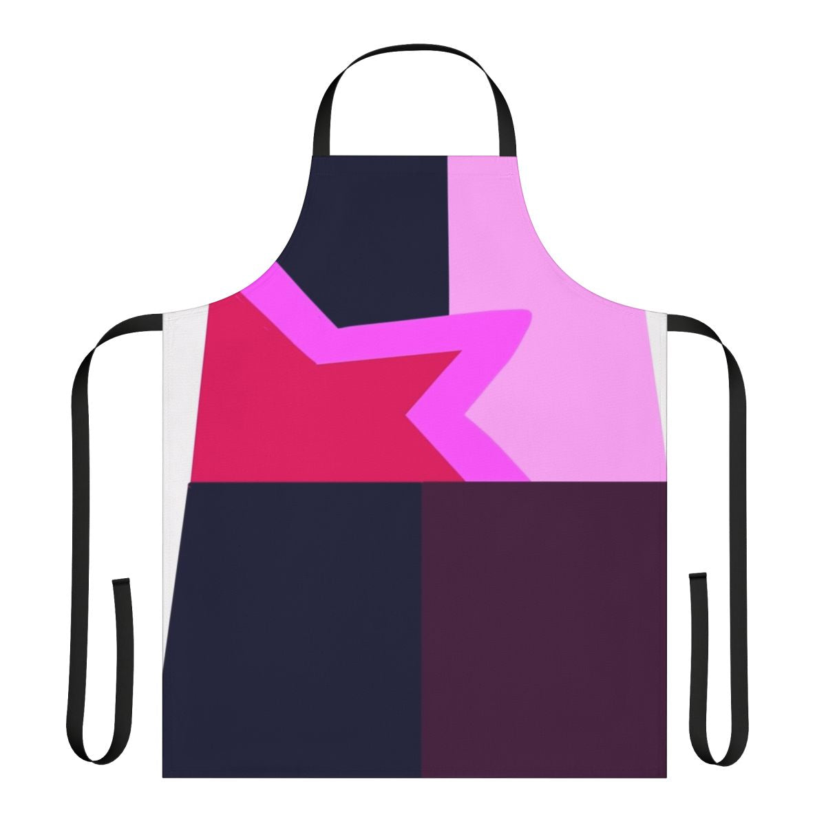Garnet from Steven Universe inspired apron with the Crystal Gems logo