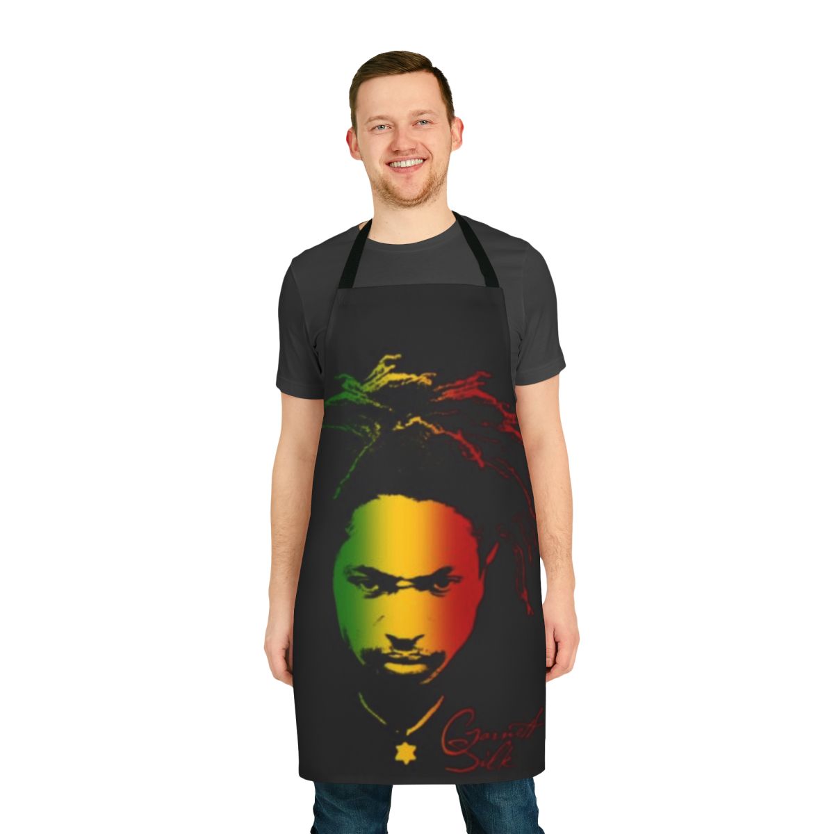 Garnett Silk Rasta-Inspired Apron for Cooking and Baking