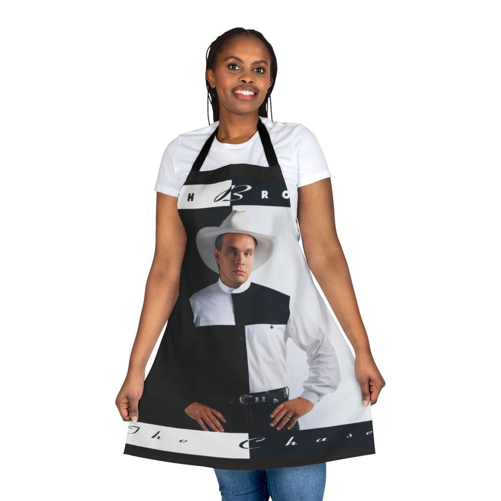 Garth Brooks-inspired "The Chase" apron for country music enthusiasts