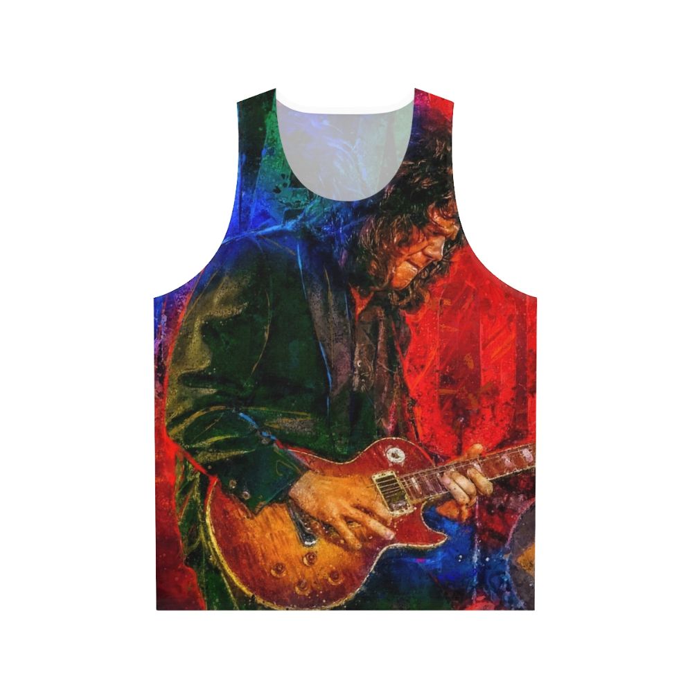 Gary Moore Tribute Portrait Art Unisex Tank Top