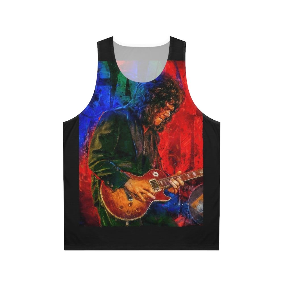 Gary Moore Tribute Portrait Art Unisex Tank Top