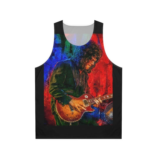 Gary Moore Tribute Portrait Art Unisex Tank Top