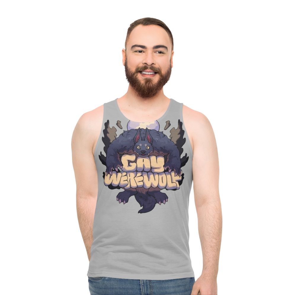 Gay Werewolf Unisex Tank Top