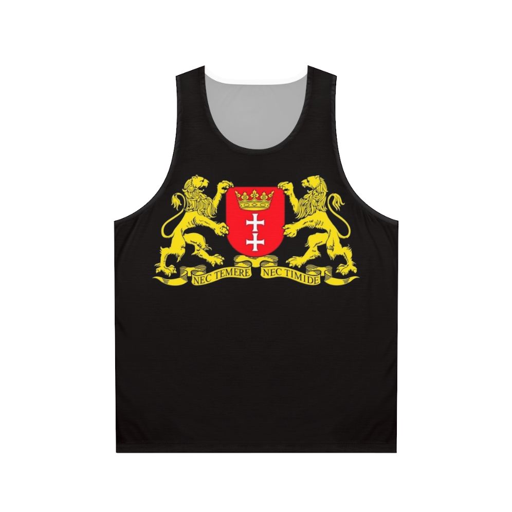 Gdansk Coat of Arms Unisex Tank Top