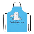 Geek Chic "Seal of Approval" Apron with comic book superhero and sci-fi design