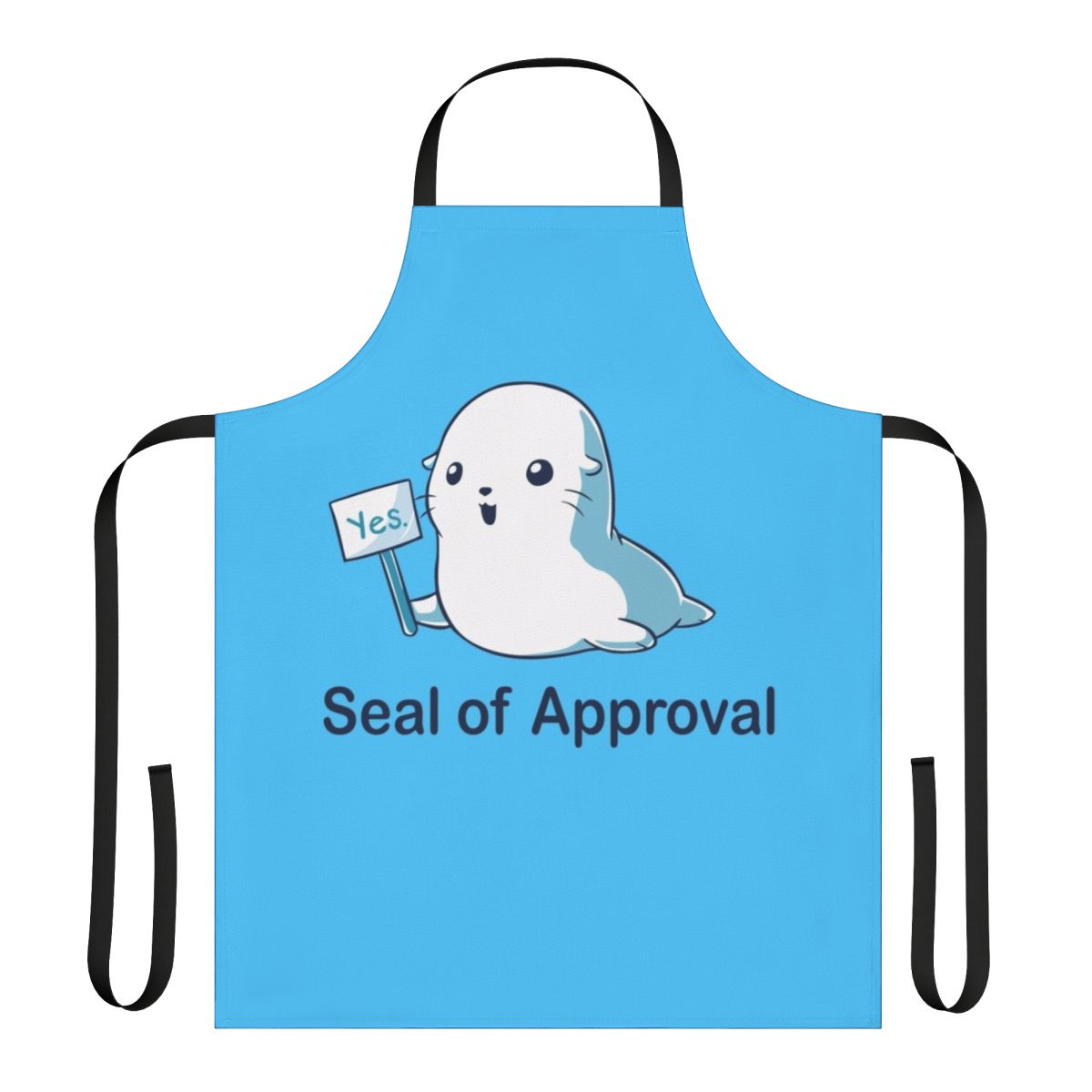 Geek Chic "Seal of Approval" Apron with comic book superhero and sci-fi design