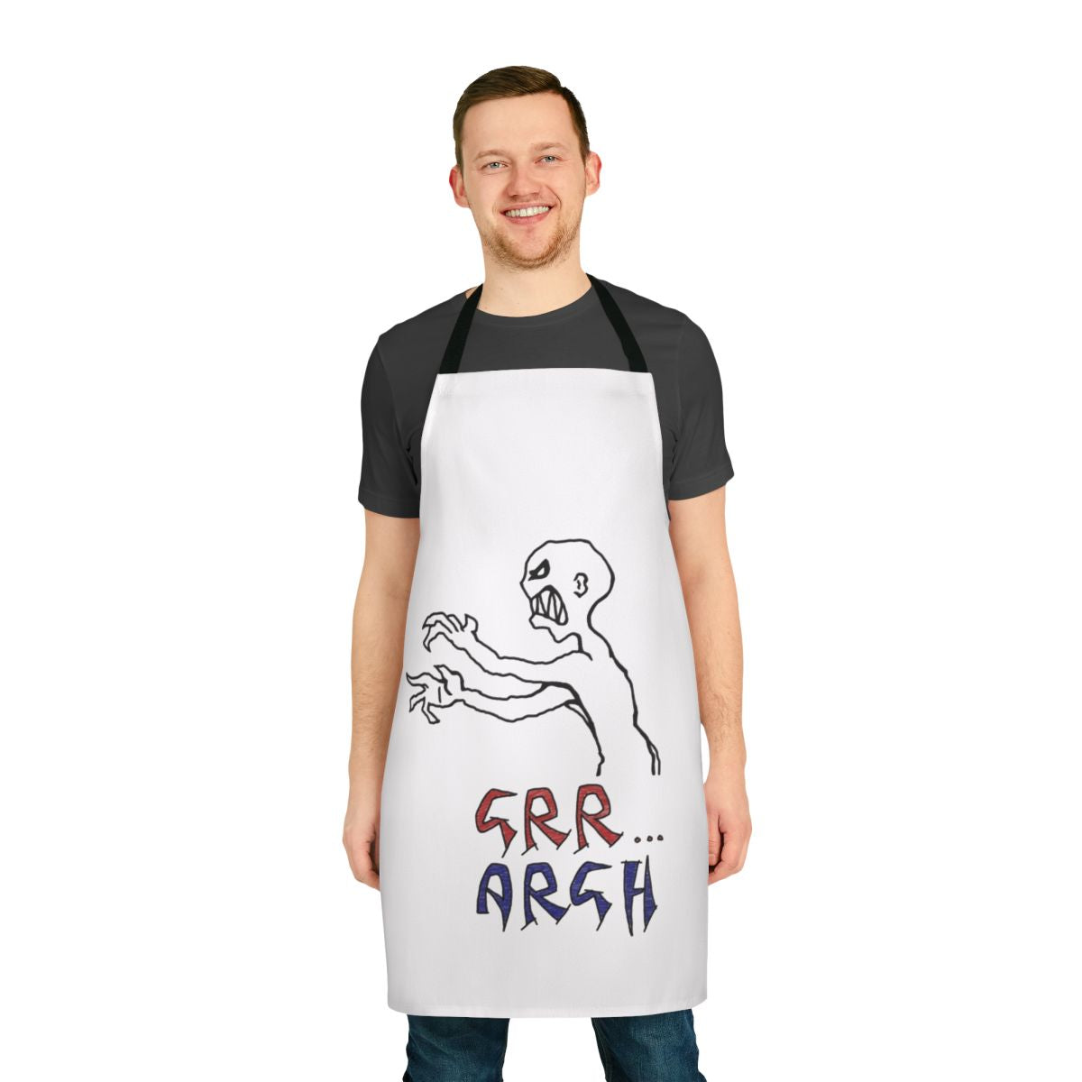 Geeky fantasy sci-fi inspired color apron featuring Buffy the Vampire Slayer and Mutant Enemy references