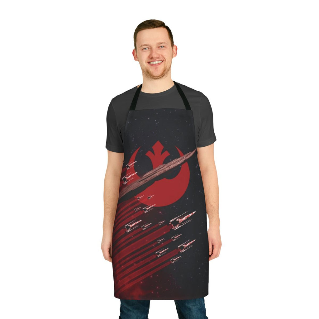 Geeky sci-fi themed apron for the kitchen