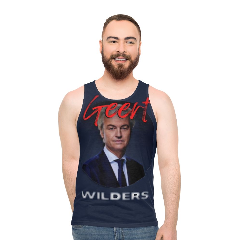 Geert Wilders Inspired Unisex Tank Top