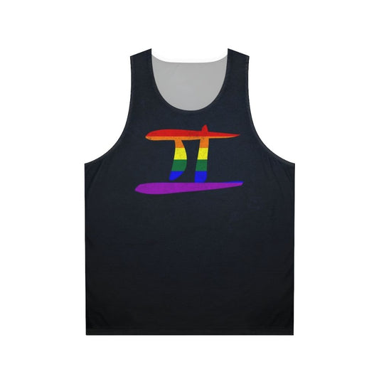 Gemini Zodiac LGBT Pride Flag Unisex Tank Top