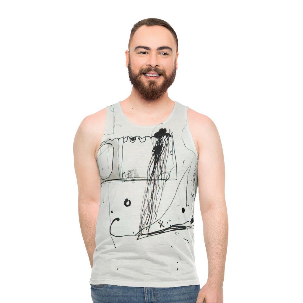Gene Davis Abstract Art Unisex Tank Top