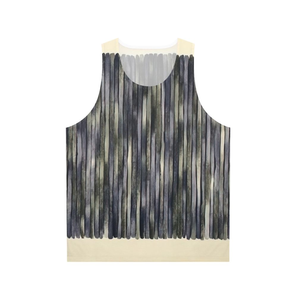 Gene Davis inspired abstract art unisex tank top