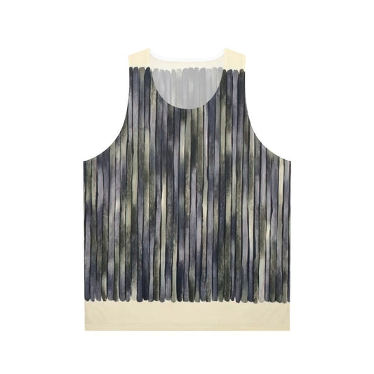 Gene Davis inspired abstract art unisex tank top