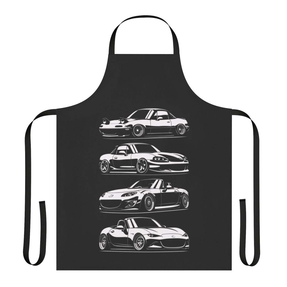 Generations MX-5 Miata-Inspired Apron for Automotive Enthusiasts