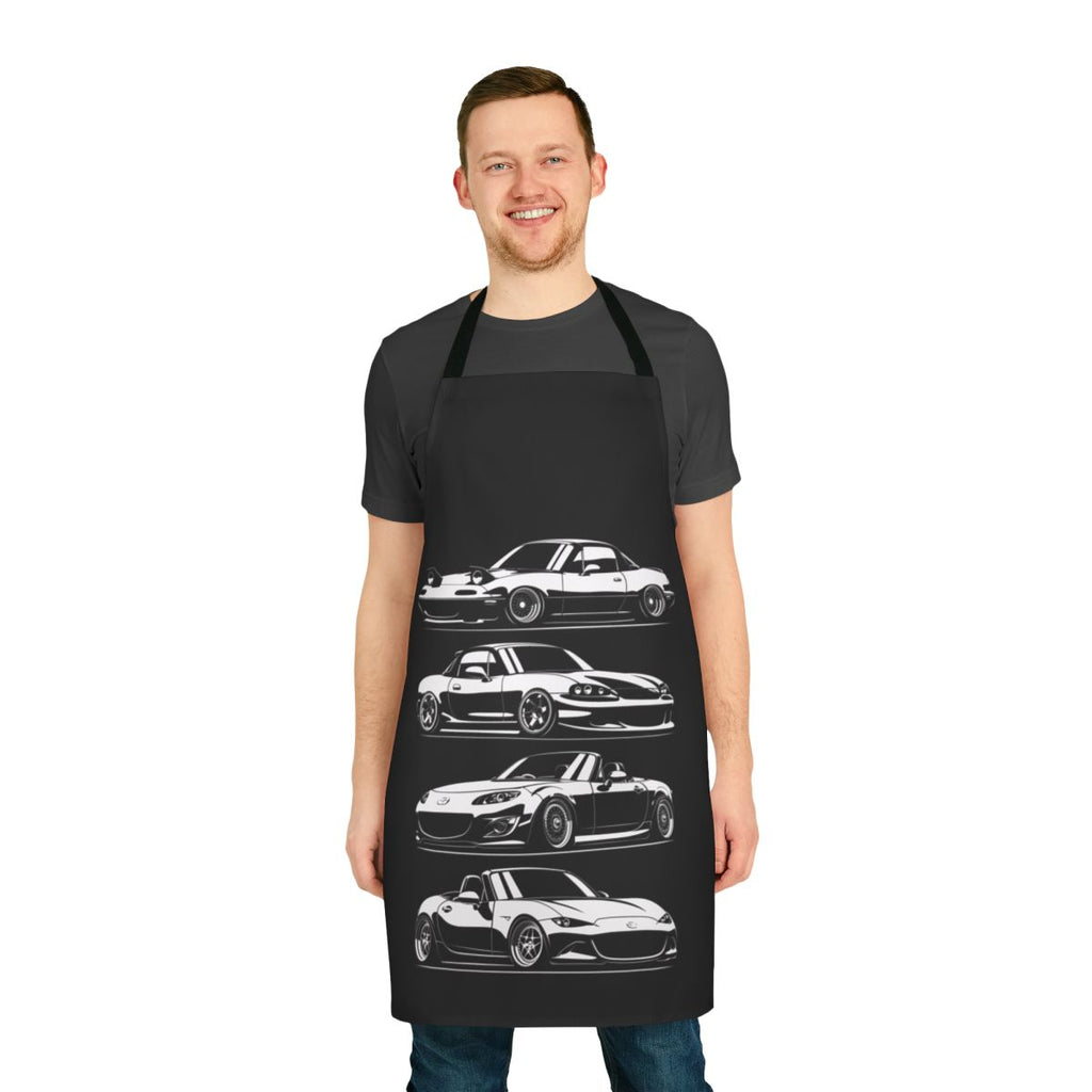 Generations MX-5 Miata-Inspired Apron for Automotive Enthusiasts