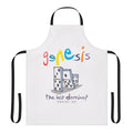 Genesis-themed apron with The Last Domino 2022 tour design
