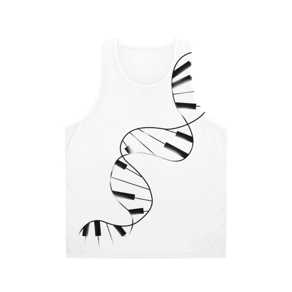 Genetic Code Piano Sheet Music Tank Top