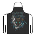 Genshin Impact inspired apron with a metal shirt design