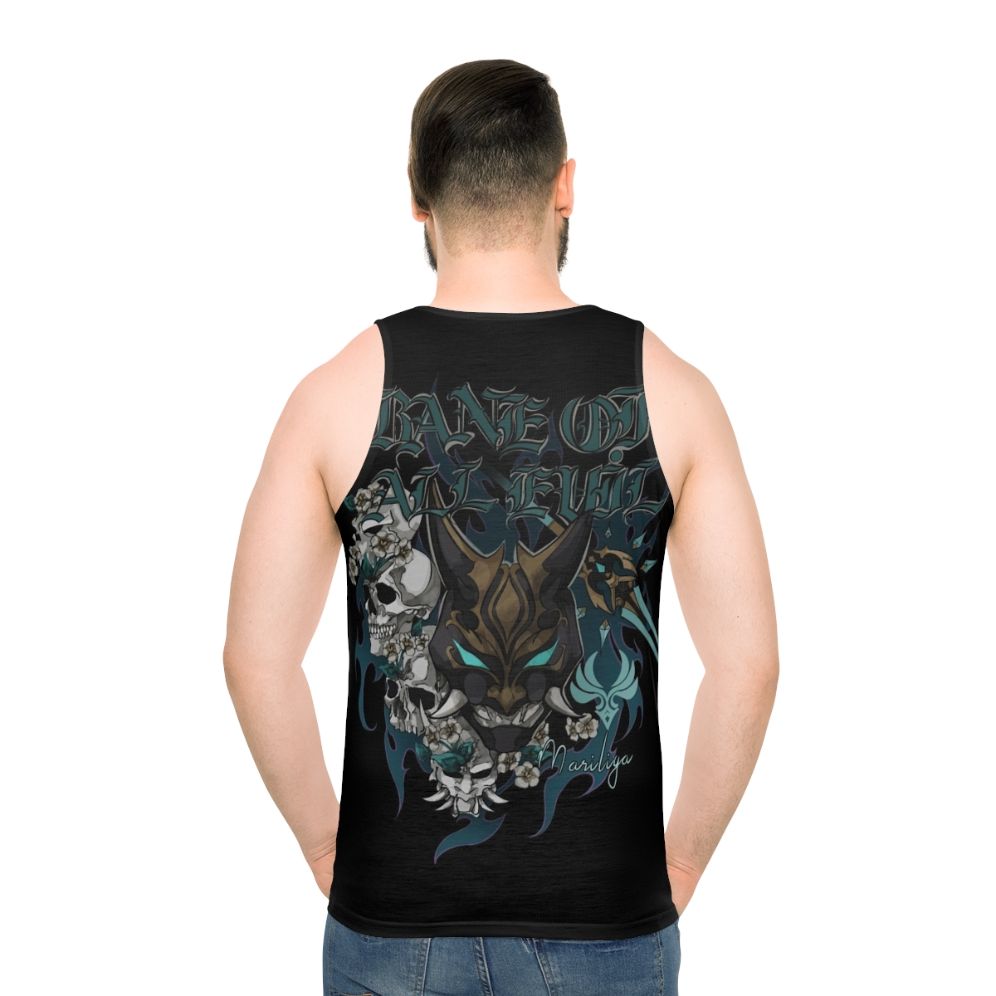 Genshin Impact inspired metal punk unisex tank top