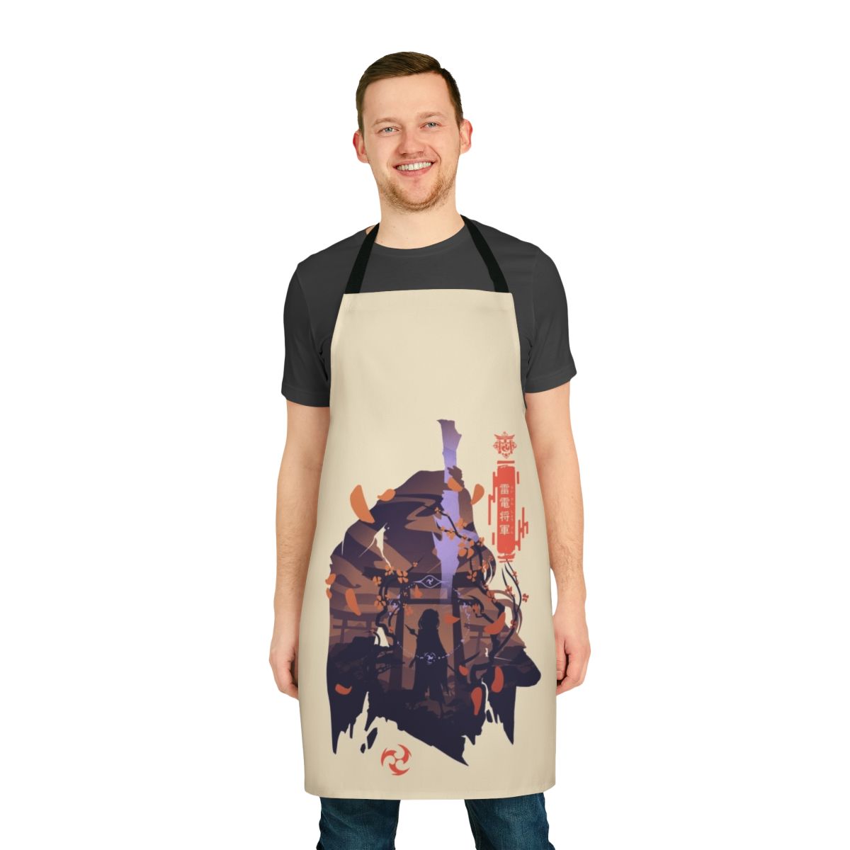 Genshin Impact Raiden Shogun Cosplay Apron