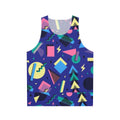 Geometric 90s Unisex Tank Top