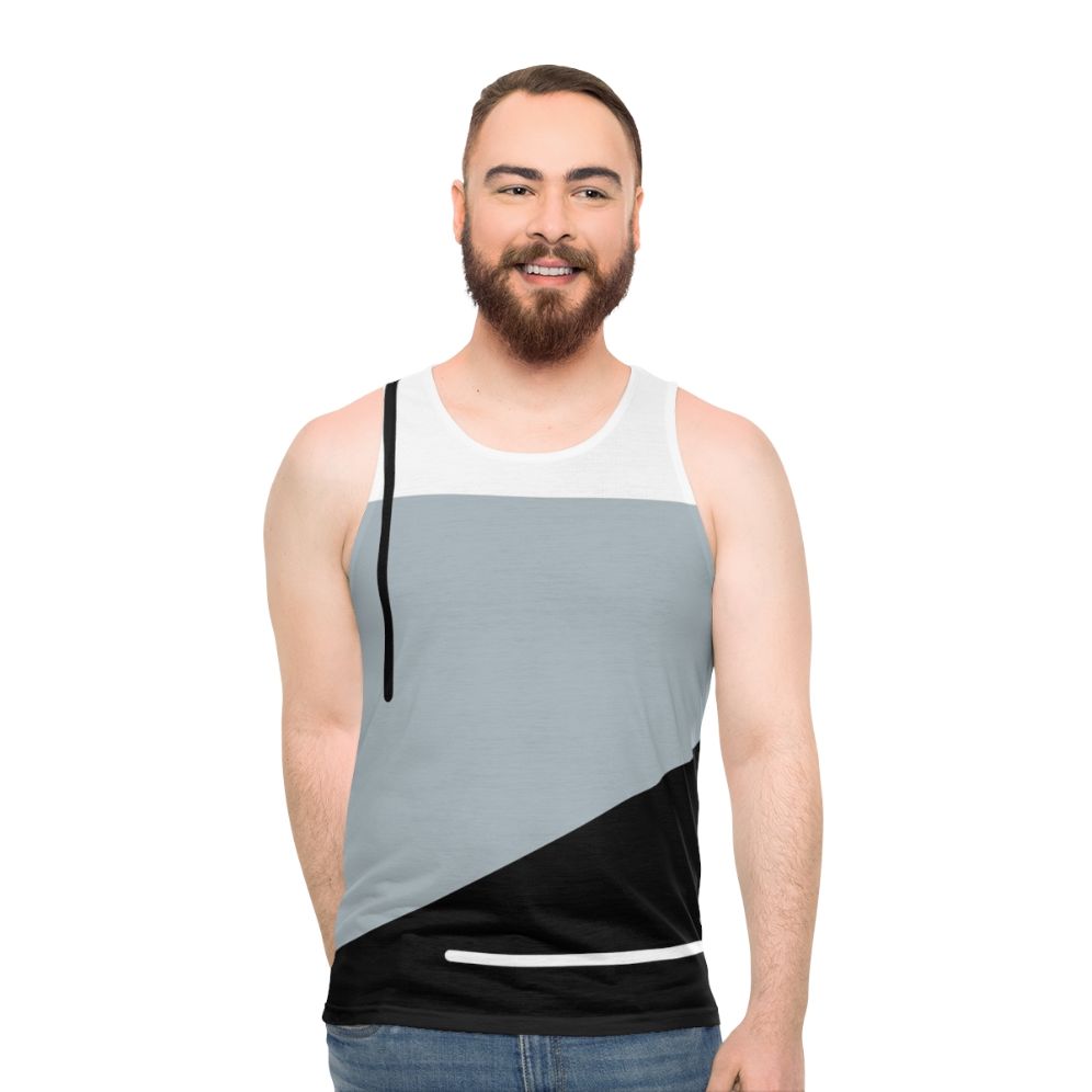 Geometric Abstract Minimalist Unisex Tank Top